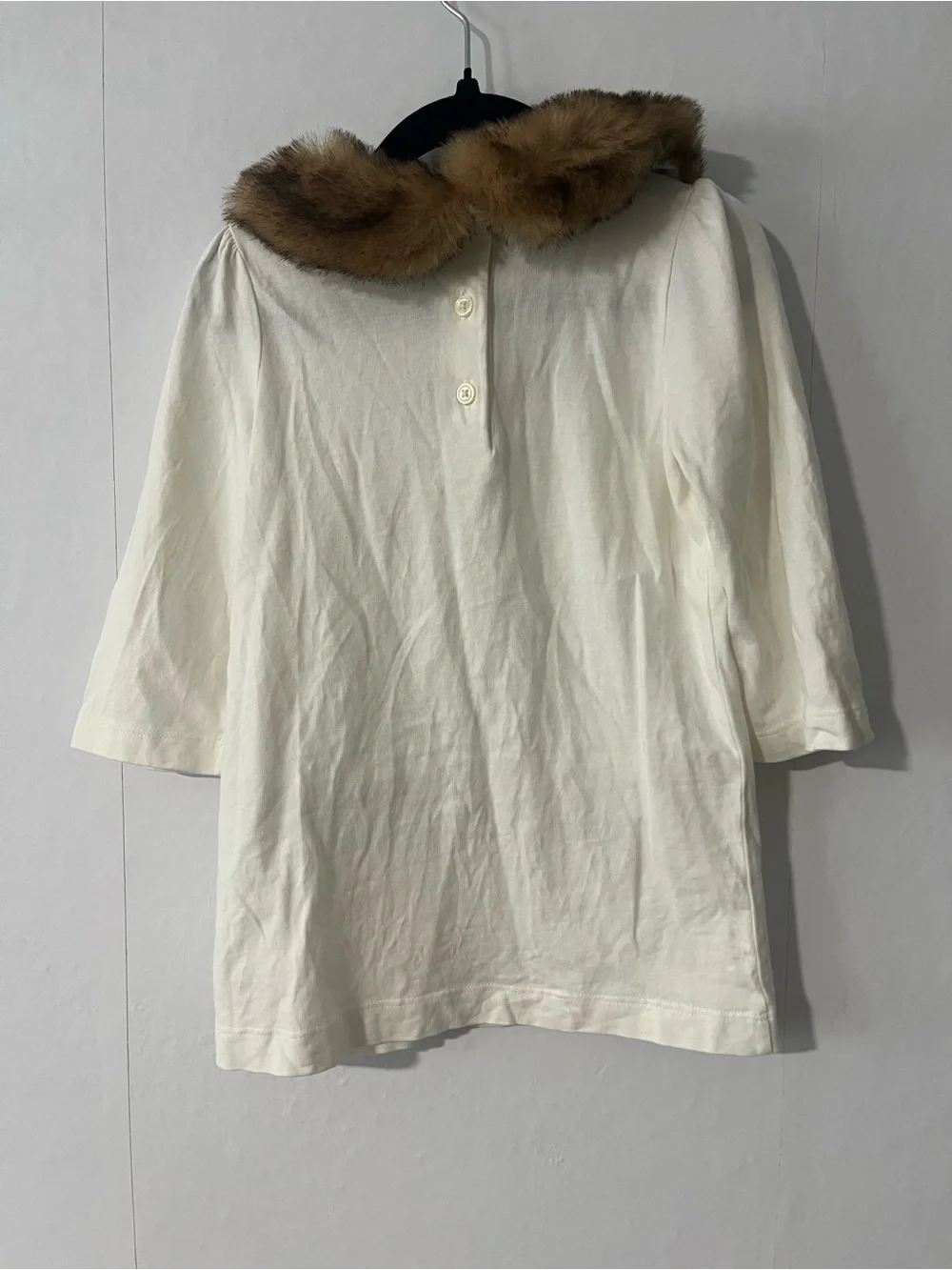 Janie and Jack Girls Cream Tunic Dress Sz 4